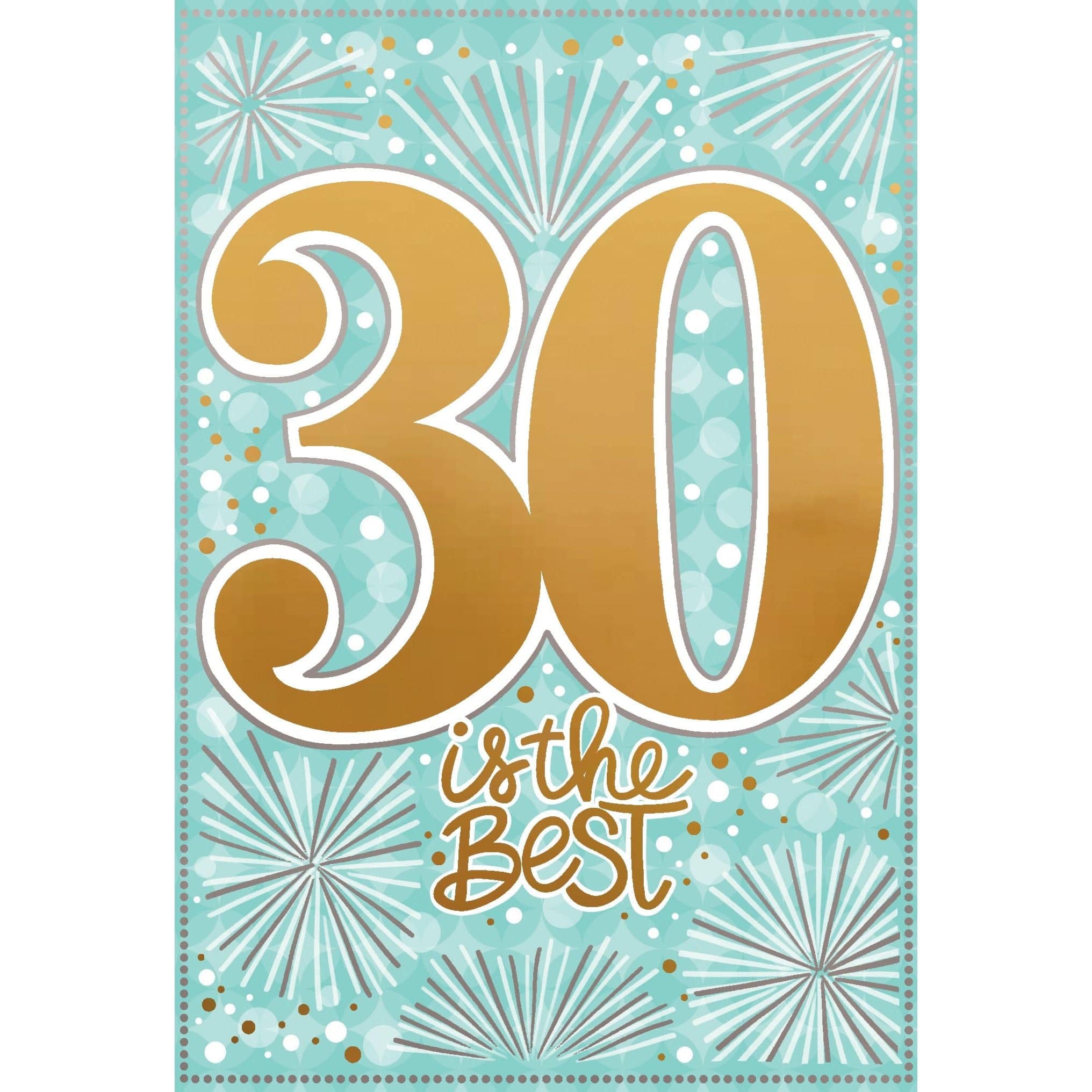 Pictura 30 Is The Best Birthday Card from the Everyday Cards collection, featuring colorful design and cheerful birthday message.